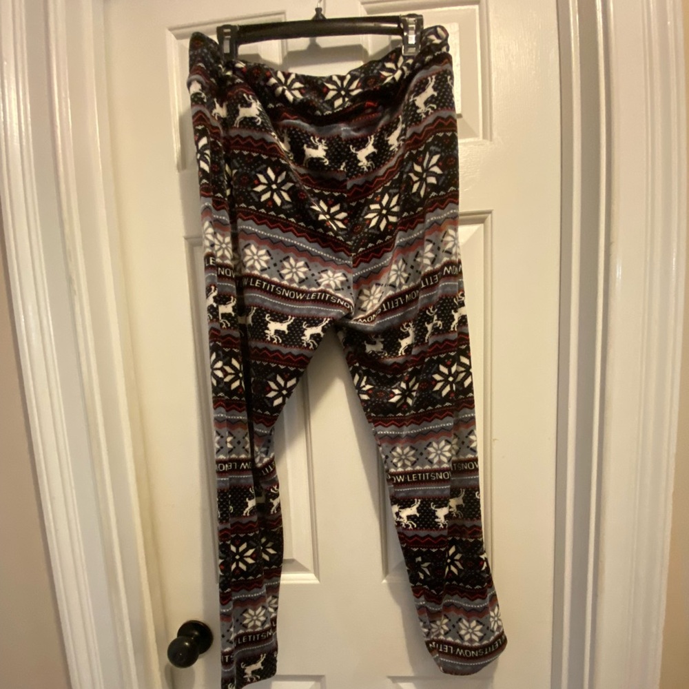 christmas leggings large